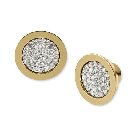 michael kors pave studs|michael kors pave earrings.